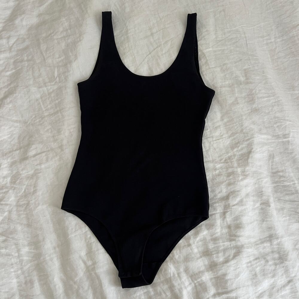 Aritzia Wilfred Free Black Tank Bodysuit Size M
